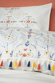 L'essentiel linge de maison Juego de funda de edredón Milis - Teja, Doble, 100% Algodón Ranforce